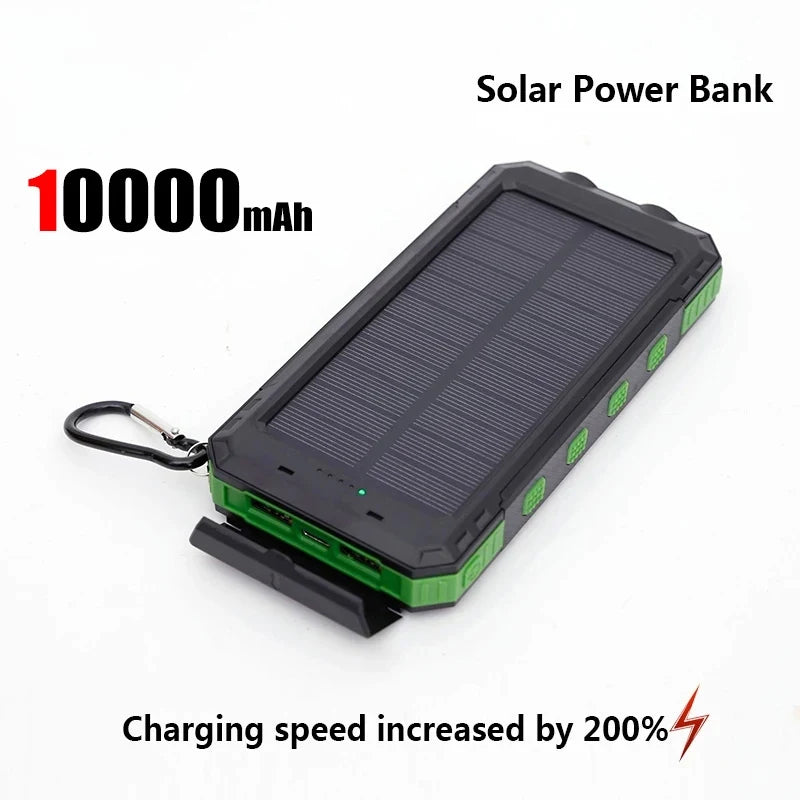 50000mAh Solar Power Bank, LDE Light