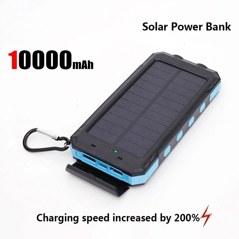 50000mAh Solar Power Bank, LDE Light